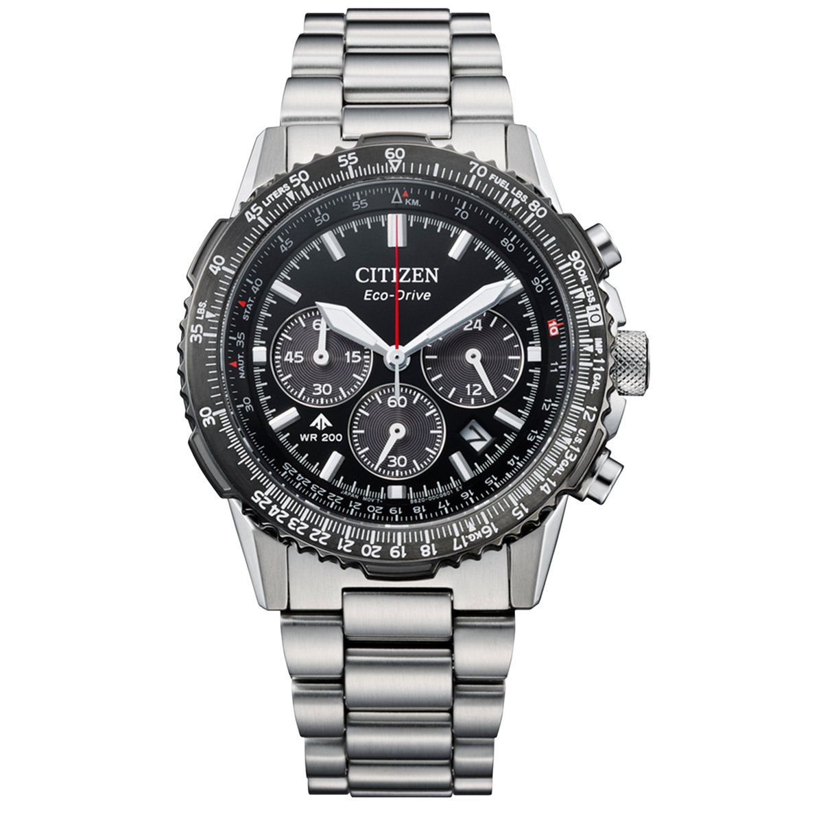 Citizen Promaster Sky Navihawk CA4664-60E Horloge - Staal - Zilverkleurig - Ø 40 mm