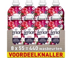 Lenor Wasverzachter - Jasmijn & Rose de Mai - 8 x 55 Wasbeurten