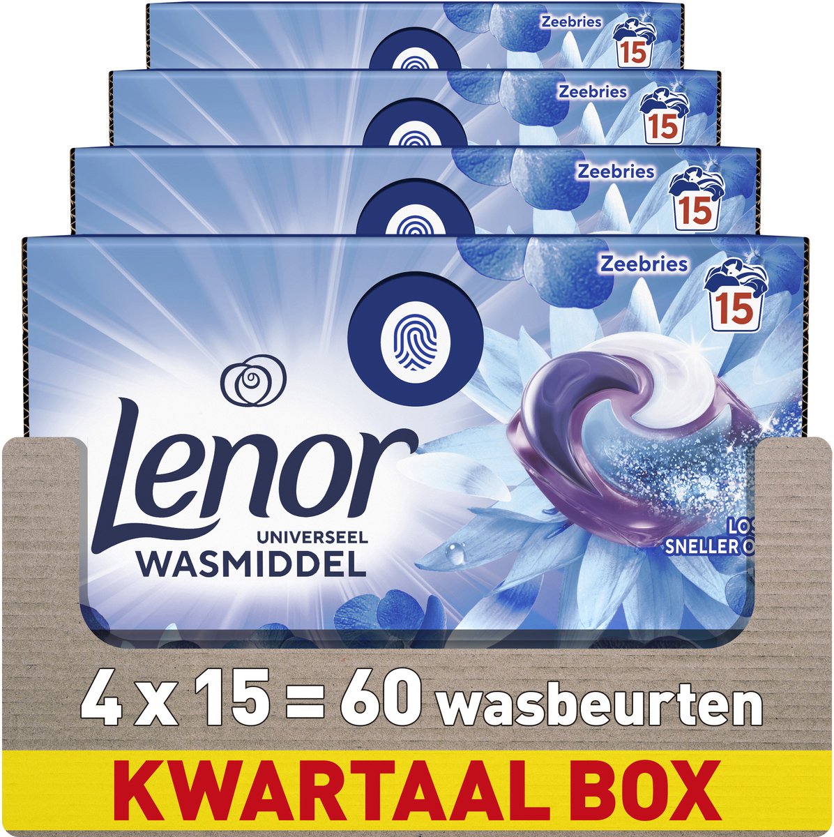 Lenor All-in-1 Pods Zeebries wasmiddel