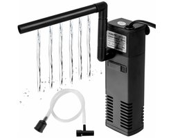 Filter Aquarium à Débit d'Eau 4 W 600L/H Filter Intern voor Aquarium 60L Filter Pompe Aquarium met éponges Filters voor Poisson