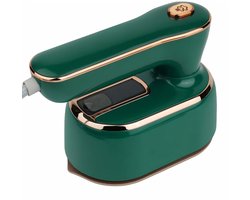 DnA® Reisstrijkijzer - Mini Strijkijzer - Reis Strijkijzer - Reisstrijkijzer Klein - Reisstrijkijzer Met Stoom - Groen - 14cm × 13cm × 8cm