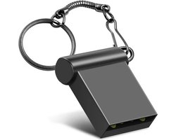 carmdering - USB Stick 128GB - Geheugenstick - USB 2.0 Flashdrive - Snelle Dataoverdracht - Plug And Play Functie - Metalen Behuizing - Schokbestendig En Waterdicht - Ideaal Voor Reizen En Kantoor - 1 Stuk