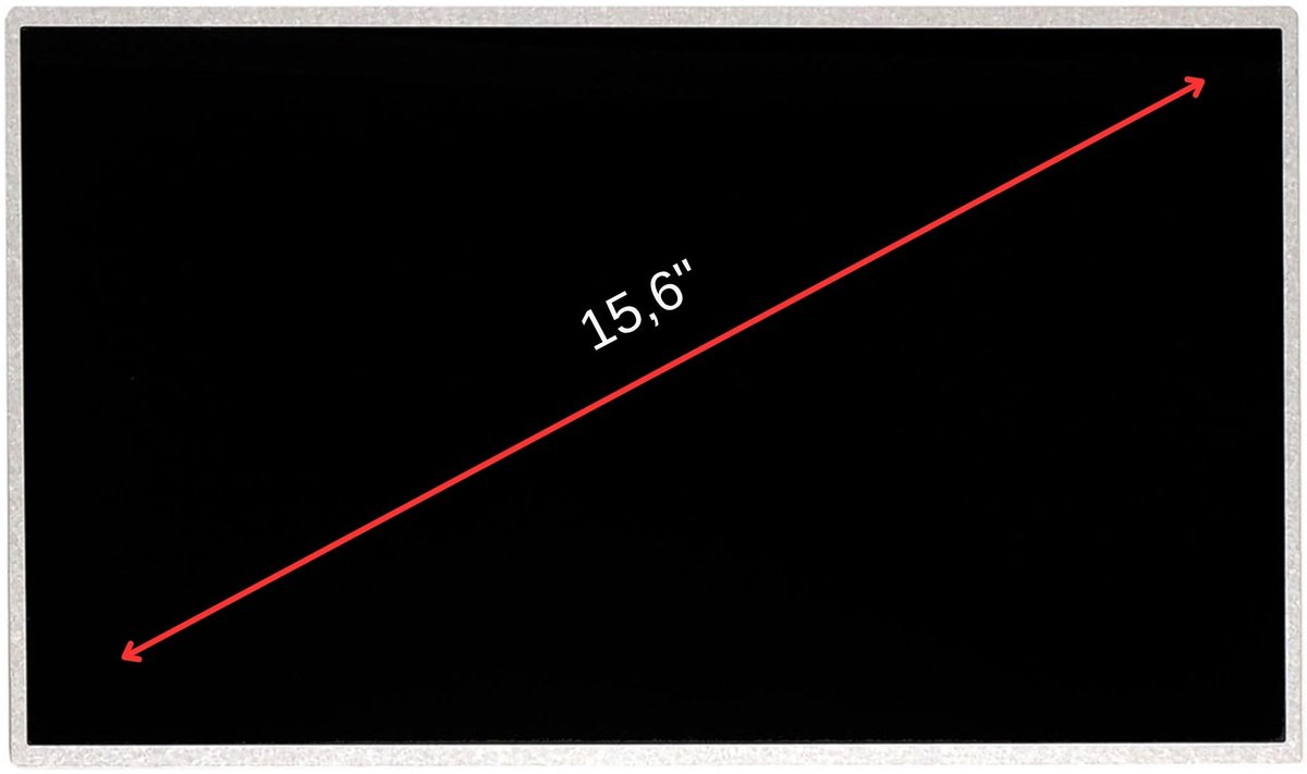 ZeLiT Vervangend Laptop Scherm voor Dell Inspiron 1545, N5010, Vostro 3500 - 15.6" HD 40-pin - N156B6-L0B
