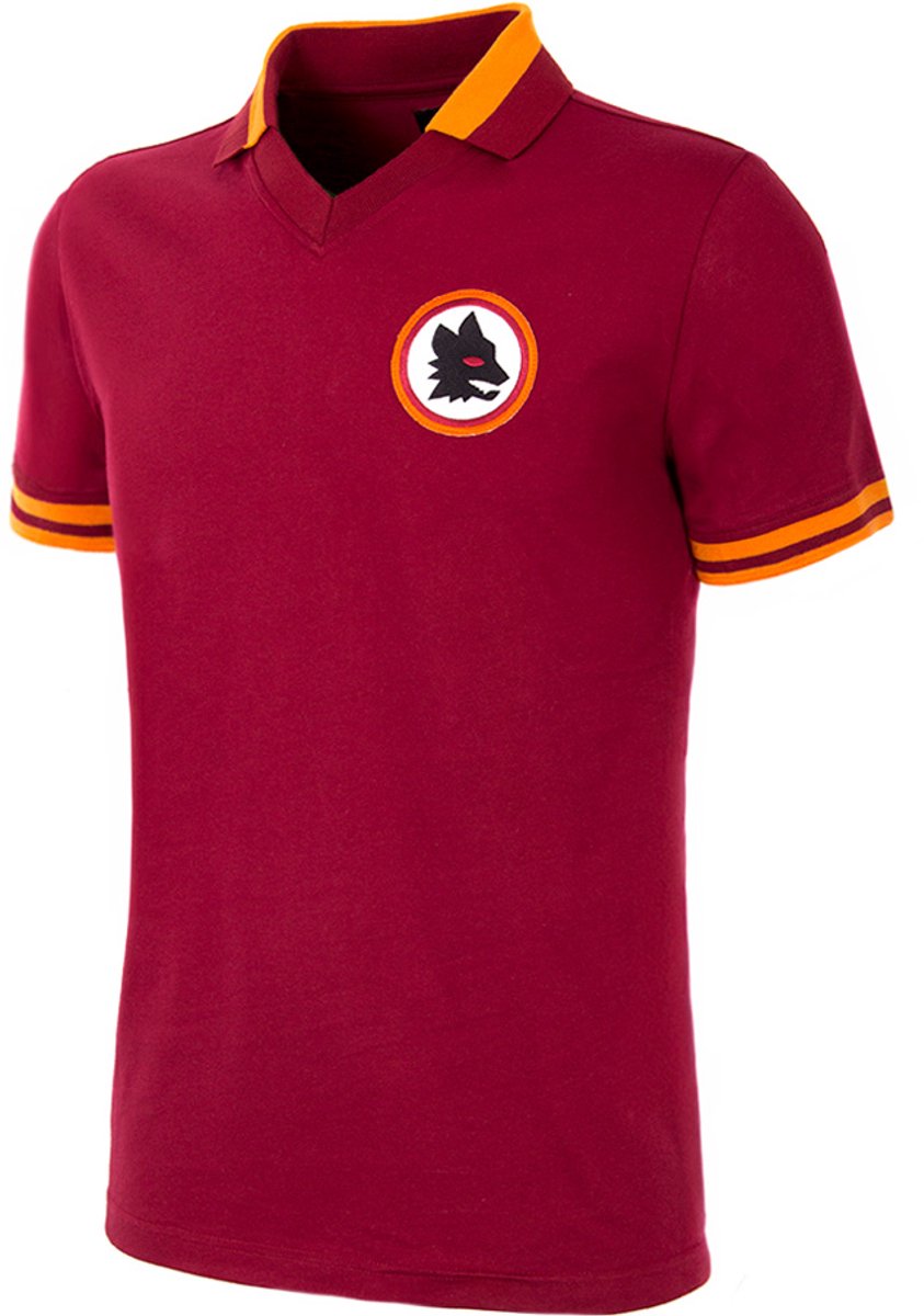 COPA - AS Roma 1978/79 Retro Voetbalshirt - Heren - Rood - XXL