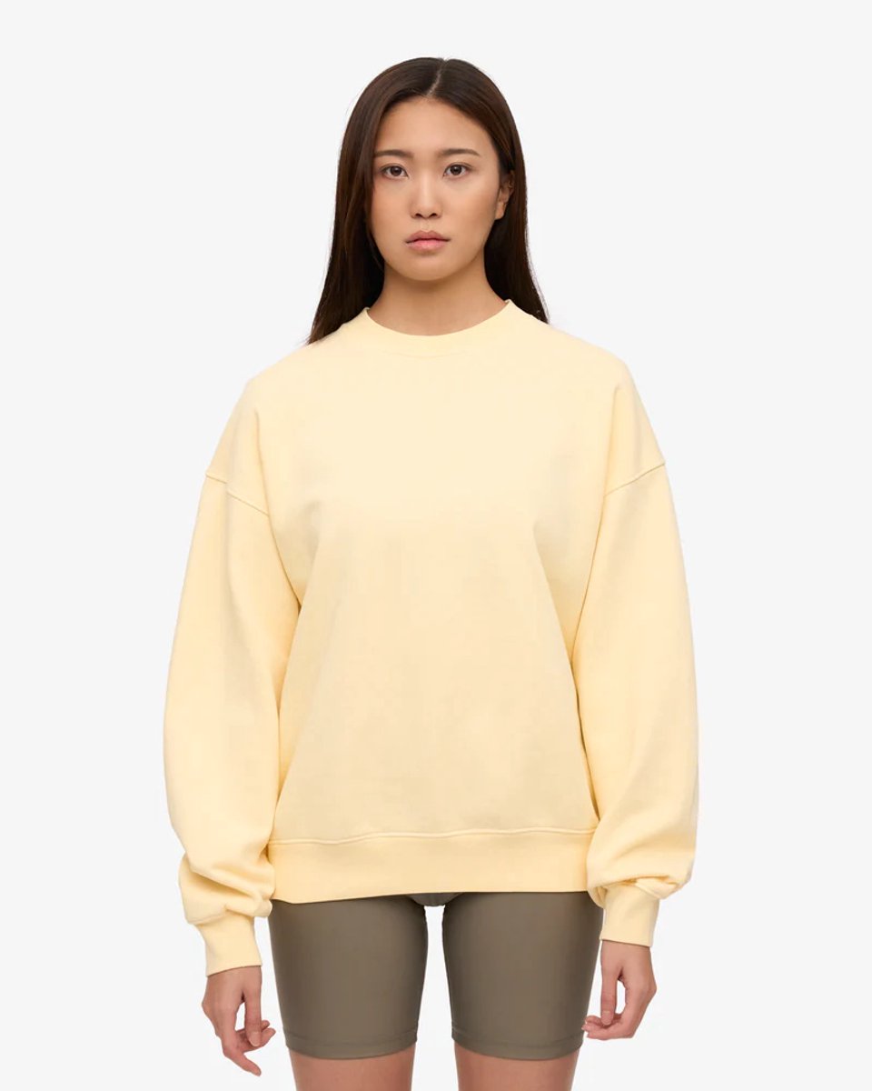 Colorful Standard Organic oversized crew soft yellow XS