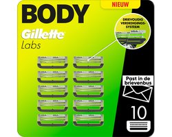 Gillette Labs Body Intimate Scheermesjes - 10 stuks - van Gillette