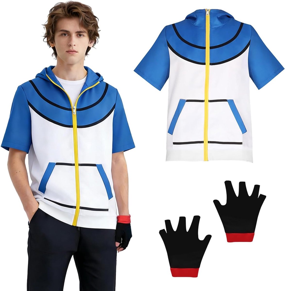 Classic Anime Cosplay Kostuum voor Volwassenen, Unisex, Perfect voor Carnaval, Themafeesten en Toneeloptredens