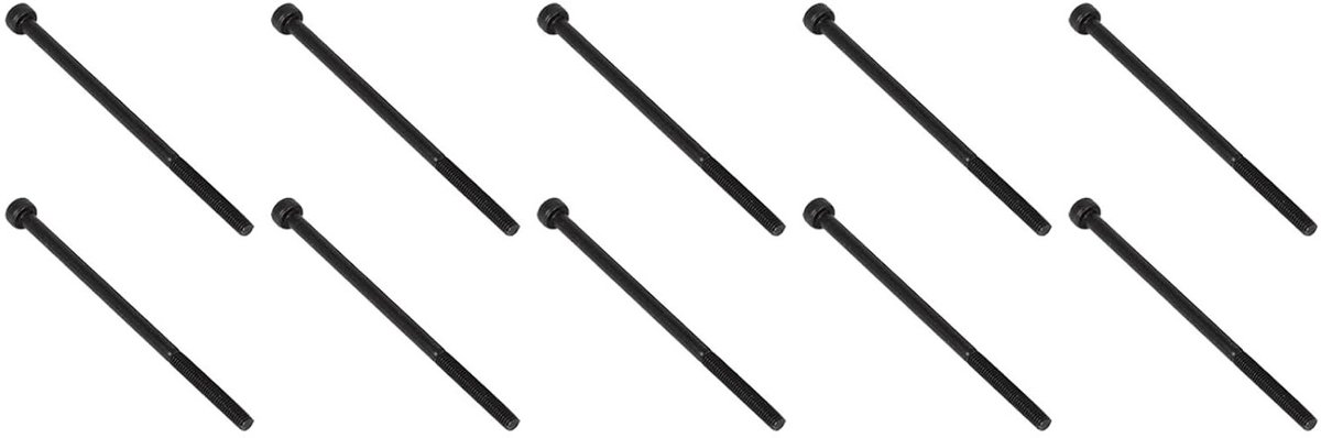 Hex Head Schroeven 60mm - 20 Stuks 12.9 Legering Stalen Draadbouten voor Bouw en Machine Tools