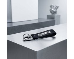 Yamaha Motor Sleutelhanger - Dubbelzijdig - Met Karabijnhaak - Zwart/Wit