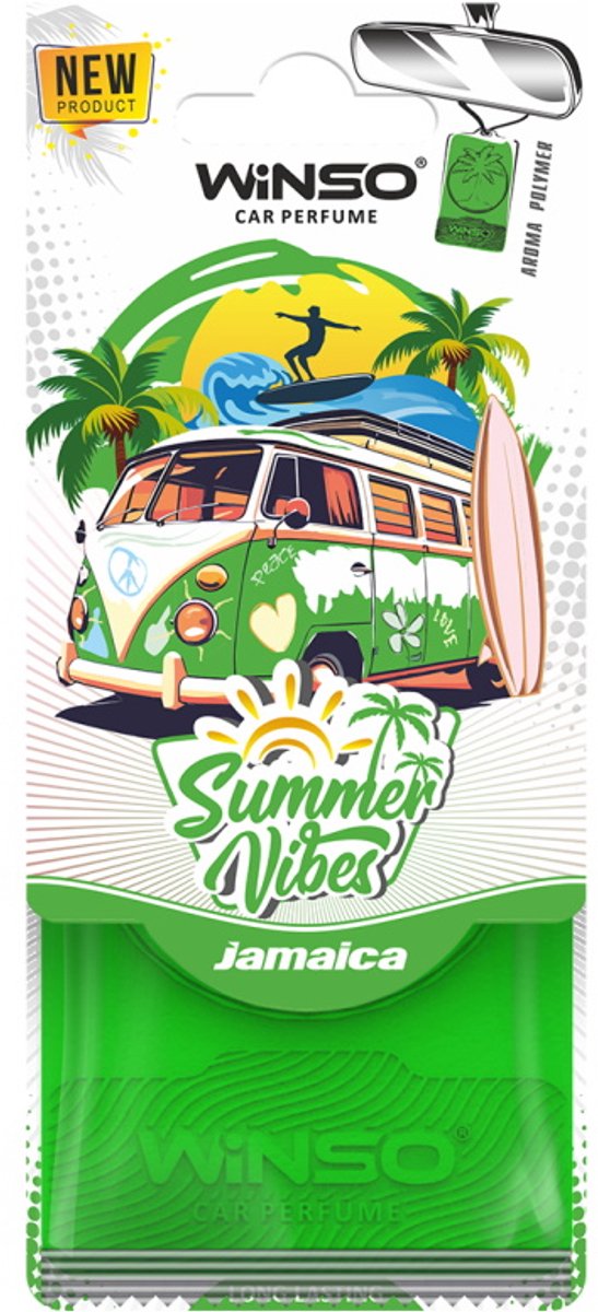 Car Airfreshner Polymeer - Summer Vibes - Jamaica