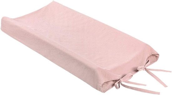 Zachte Ademende Verschoonmat Hoes voor Pasgeborenen, Geschikt voor Jongens en Meisjes, Ideaal voor Verschoontafels en Babyaccessoires (Roze)