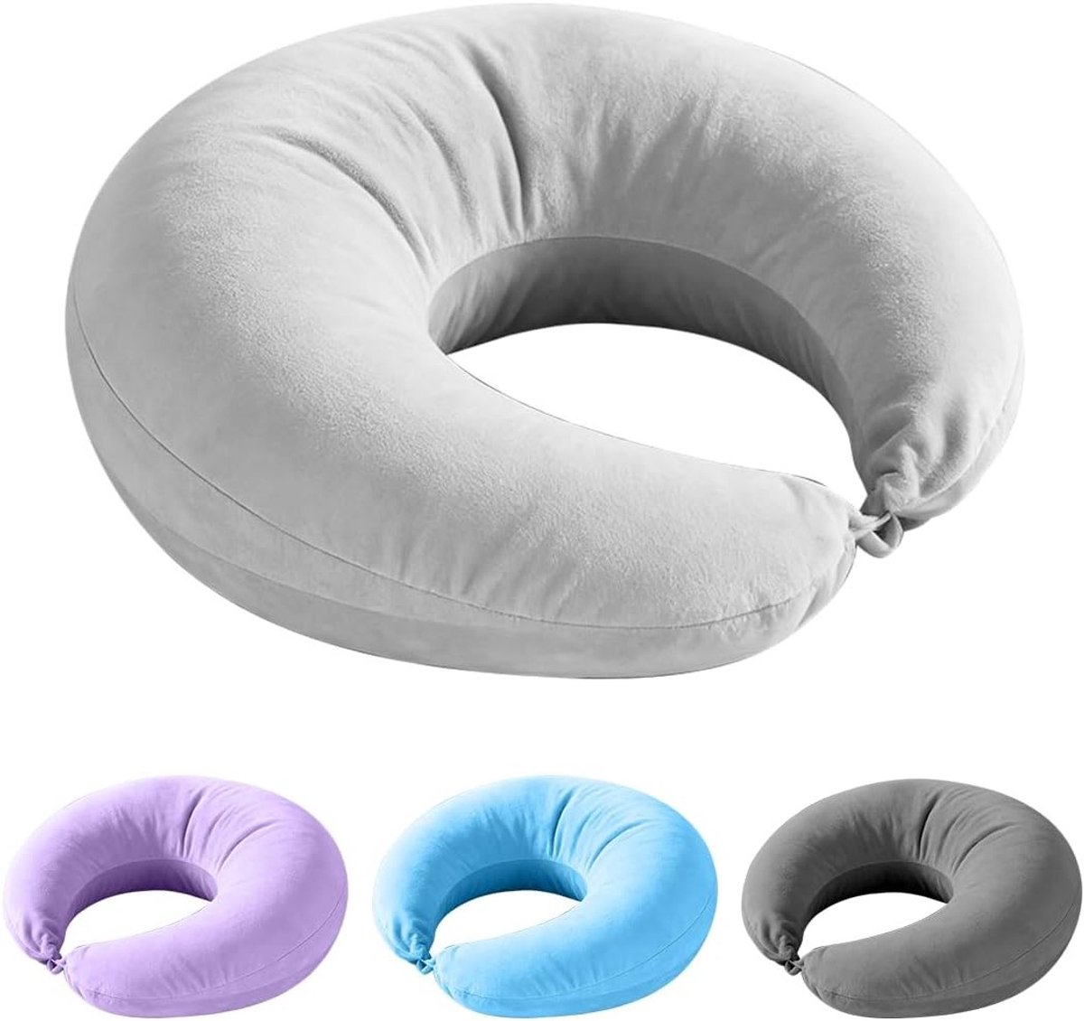 Ergonomisch Gaming Kussen en Lees Kussen voor Bed, Bank en Vloer, U-vormig Steun Kussen voor Comfortabel Spelen en Lezen