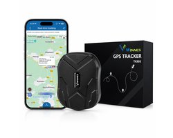 GPS Volgsysteem| Auto volgsysteem - GPS Tracker - Magnetisch - Gratis APP - Lange accu duur / by Wheeler Zone ®