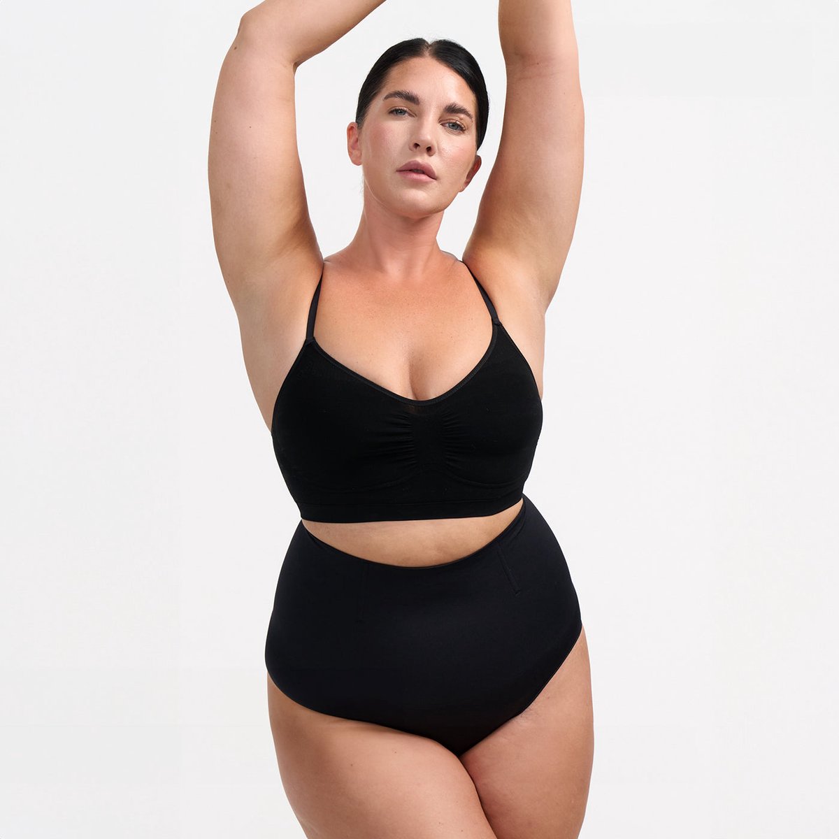 cfab - Corrigerende slip met hoge taille - Zwart - 3XL/4XL
