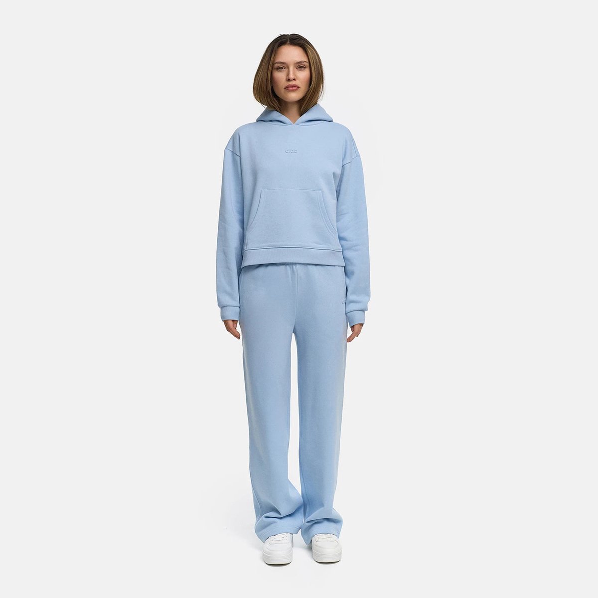 cfab - Relaxte rechte broek voor elke dag - Lichtblauw - M