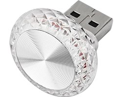 Auto Sfeerlamp - USB LED - Interieur Verlichting - 7 Kleuren - Compact - RGB