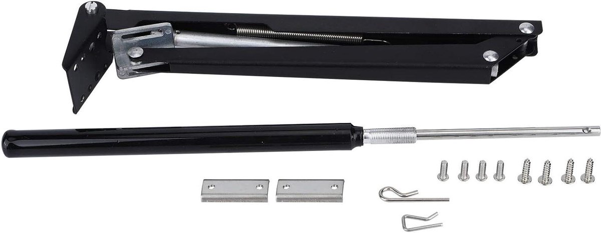 Kas Raamopener - Automatische Ventilatie - Optimale Plantengroei - Temperatuur Geregeld - 39 x 11 x 6 cm - Zilverkleurig