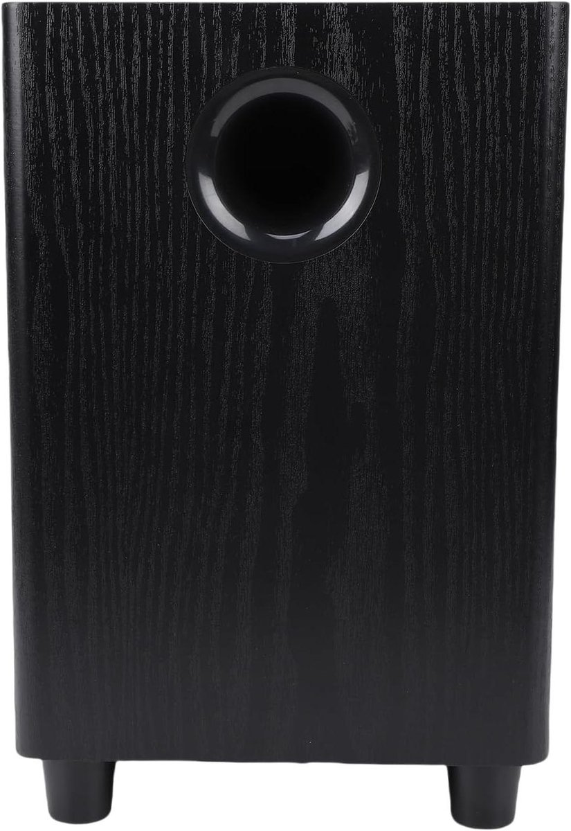 Passieve Subwoofer - Basluidspreker Krachtige Bas - Thuisbioscoop Ervaren - MDF-behuizing Stevig Ontwerp - 65 Inch - Zwart