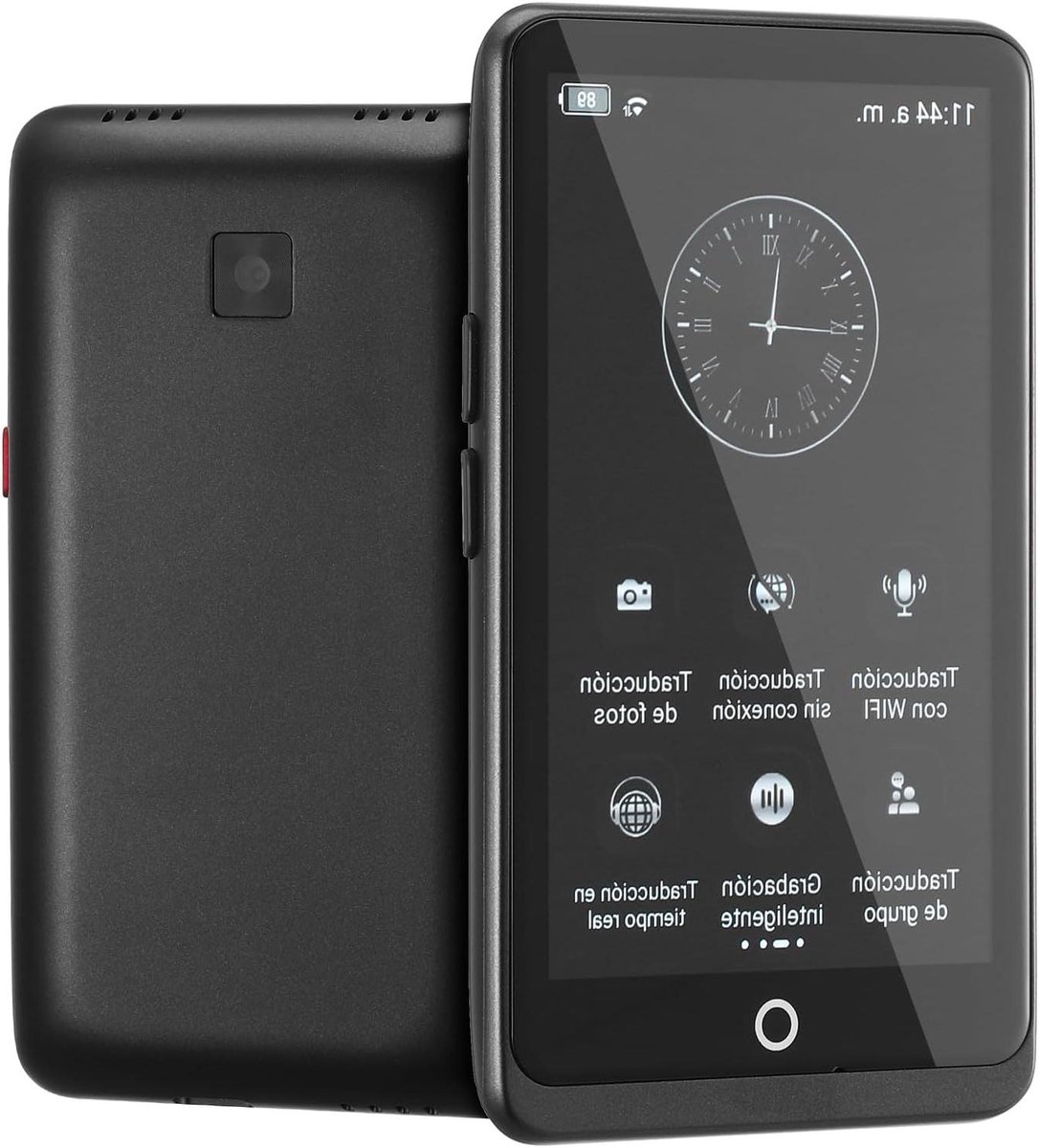 Taalvertaler Apparaat - Offline Vertaler - Reizen Werk Leren - Geen Wifi Nodig - 11x6.5x1.3cm - Zwart