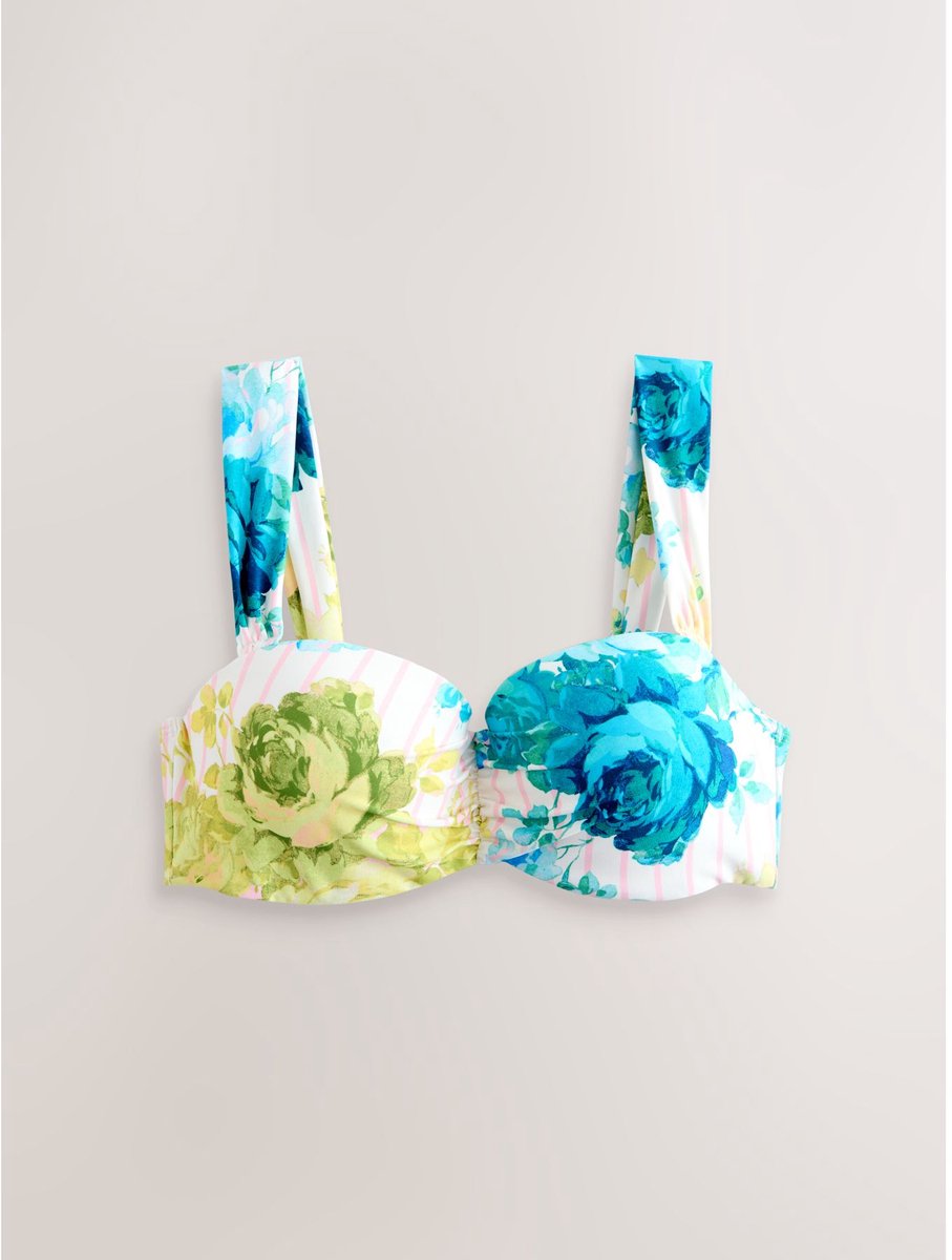 Next - Dames - Bandeau-bikinitop met beugel - Crème
