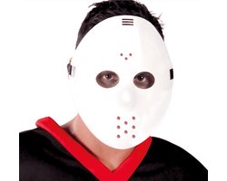 Fiestas Guirca Gezichtsmasker Hockey 20 Cm Pvc Wit One-size