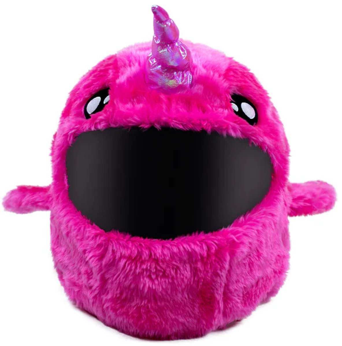 Helmhoes – Roze Dolfijn – Pluche Motorhelm Decoratie – Helm Mascotte – Universeel Motorhelm Accessoire