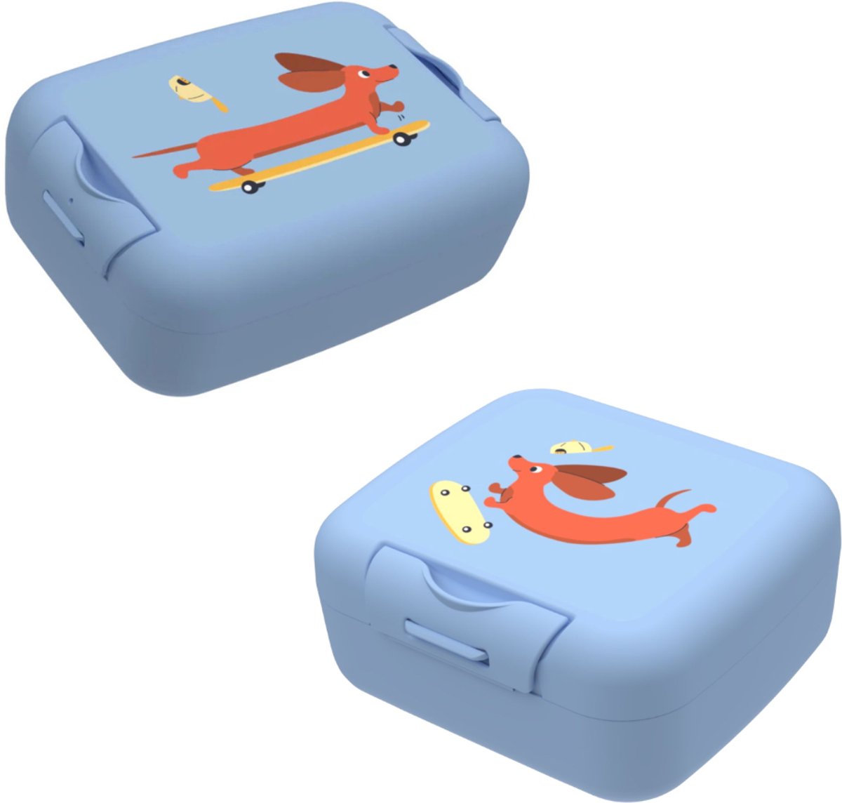Bundel Cosy & Trendy Back to school set - Snackdoos/Brooddoos - Dog