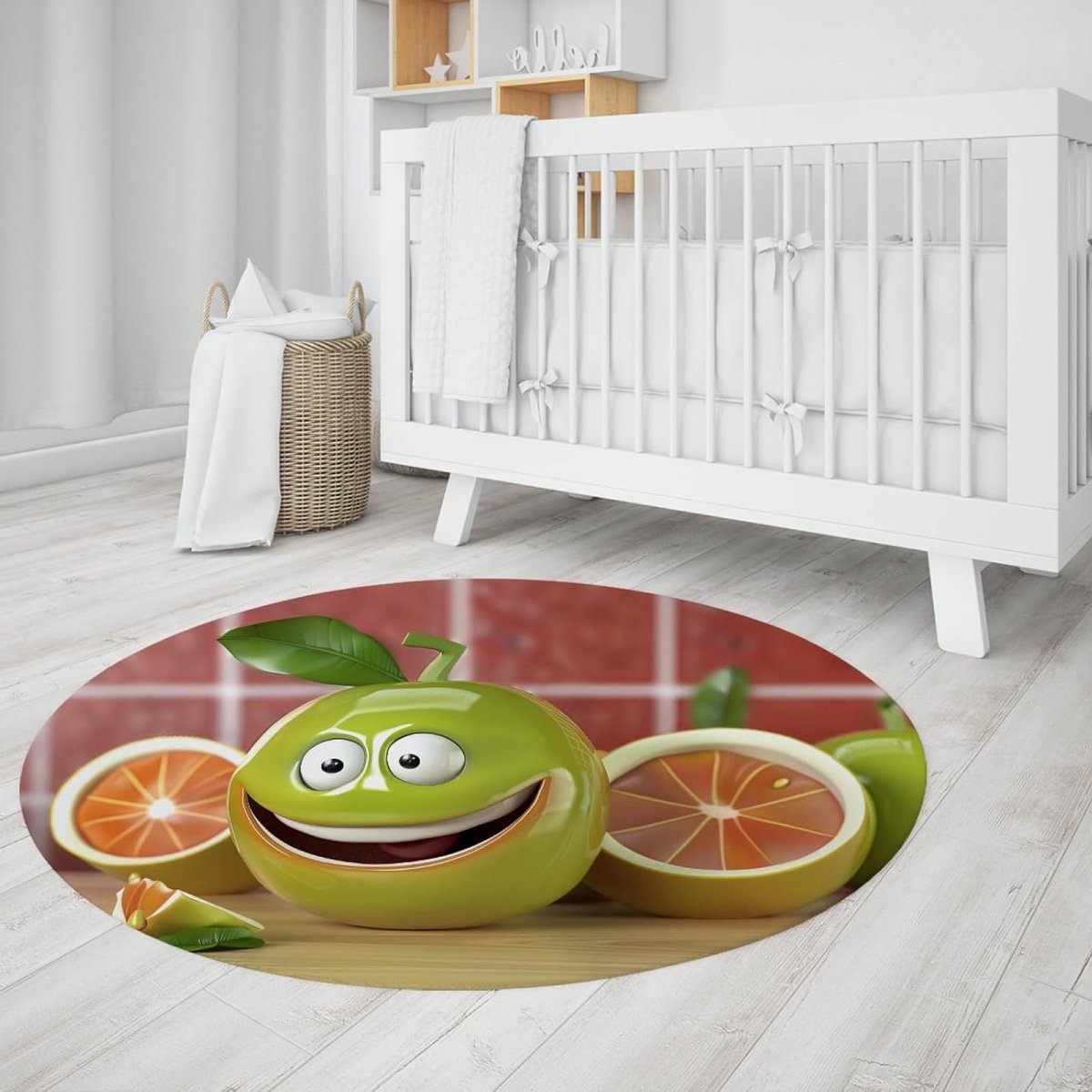 Ronde Vloerkleed - Cartoon Vloermat - Woonkamer Decoratie - Anti-slip Onderkant - 240 cm -