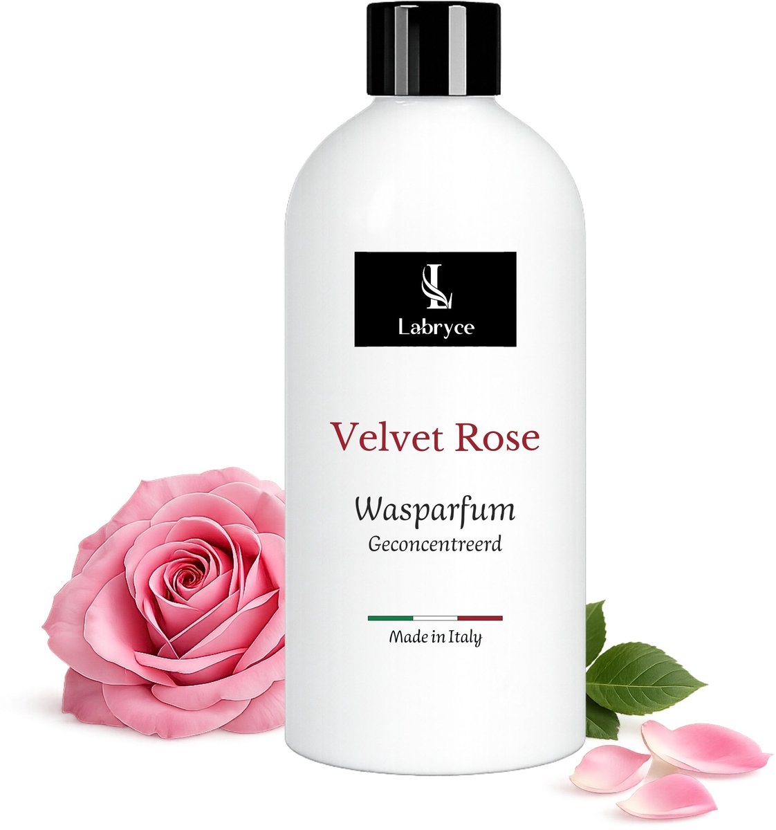 Labryce Wasparfum Velvet Rose - Fluweelzachte geur met rozen & patchouli - 500 ml