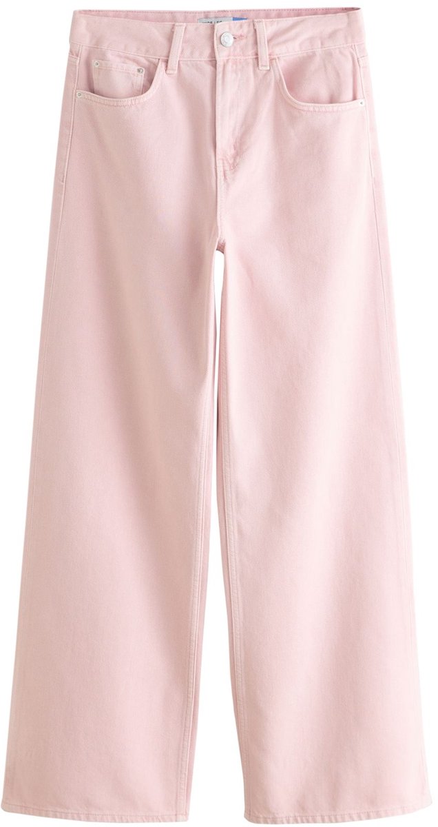 Next - Dames - Jeans met wijde pijpen - Roze