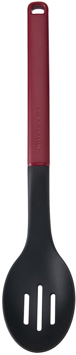 Serveerlepel met Sleuven, 34 cm, Kunststof/Nylon, Rood - KitchenAid