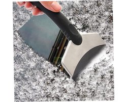 IJskrabber Auto - Ruitschraper Sneeuwschuiver - Auto Winterklaar Maken - Ergonomisch Antivries Handvat - 18 x 11 x 3.6 cm