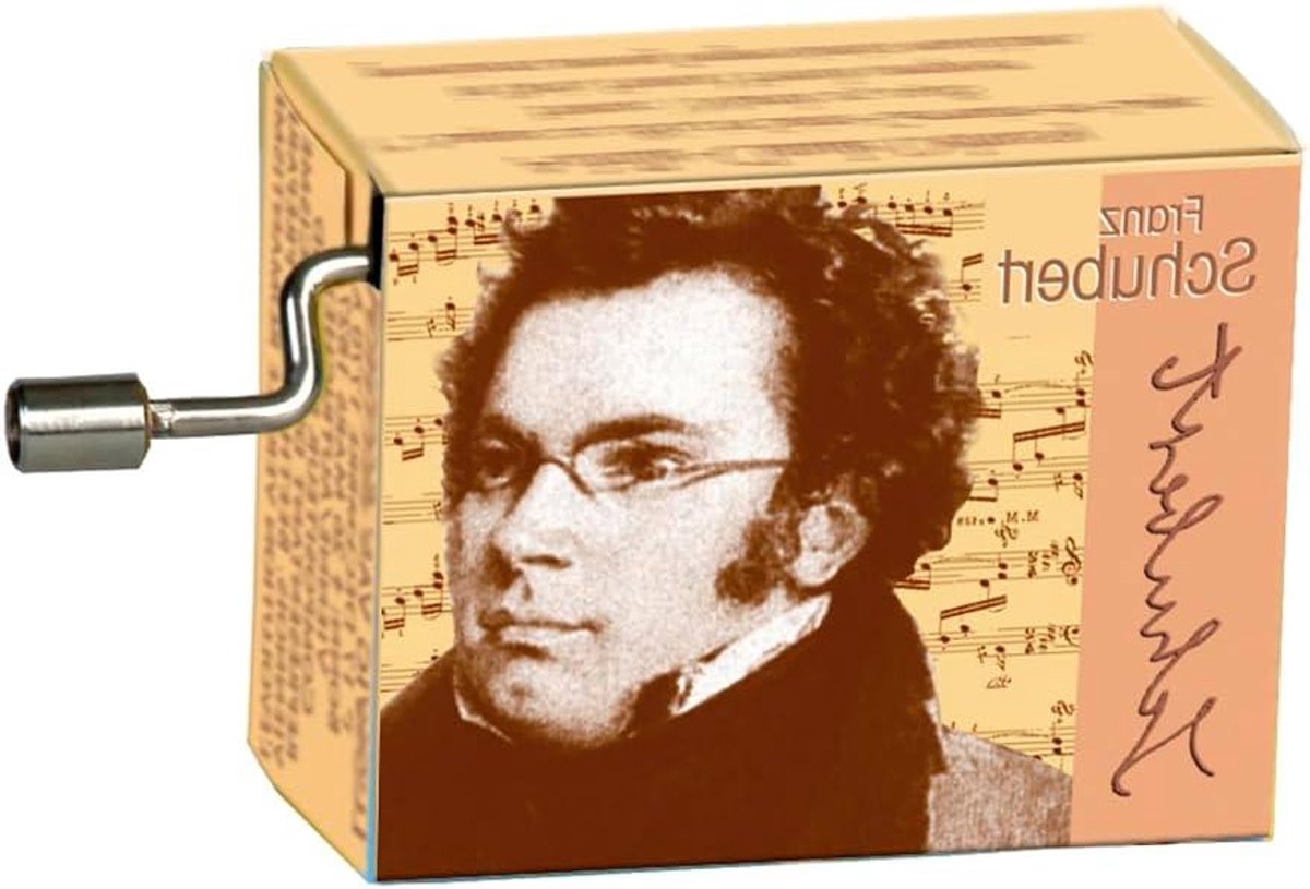 Muziekdoosje Klassiek - Muziekdoosje Melodie - Muziek Luisteren - Houten Resonantie - 8.6 x 4.8 cm - Kleurrijk
