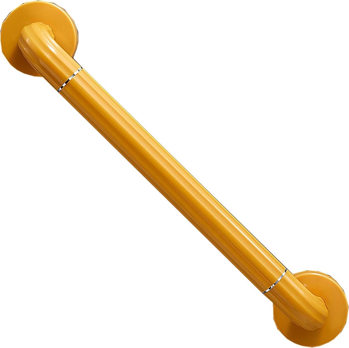 Veiligheidshandgrepen - Douchegrepen Leuningen - Veiligheid Thuis - Roestvrij Staal - 58 cm - Geel