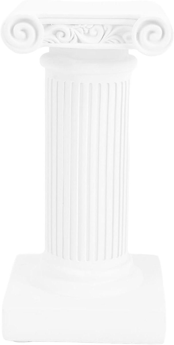 Romeinse Pijler Decor - Griekse Kolom Standbeeld - Bruiloft Feestdecoratie - Elegant Gesneden Engel Design