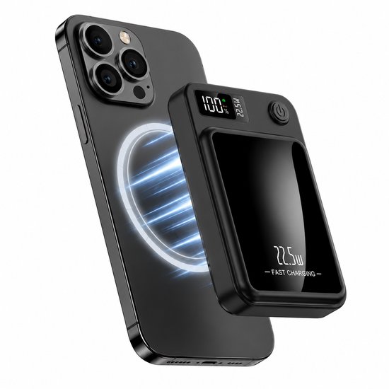 XL E-Mobility Evy24 Powerbank 10000mAh Magnetisch Draadloos - XL E-Mobility - €25,95