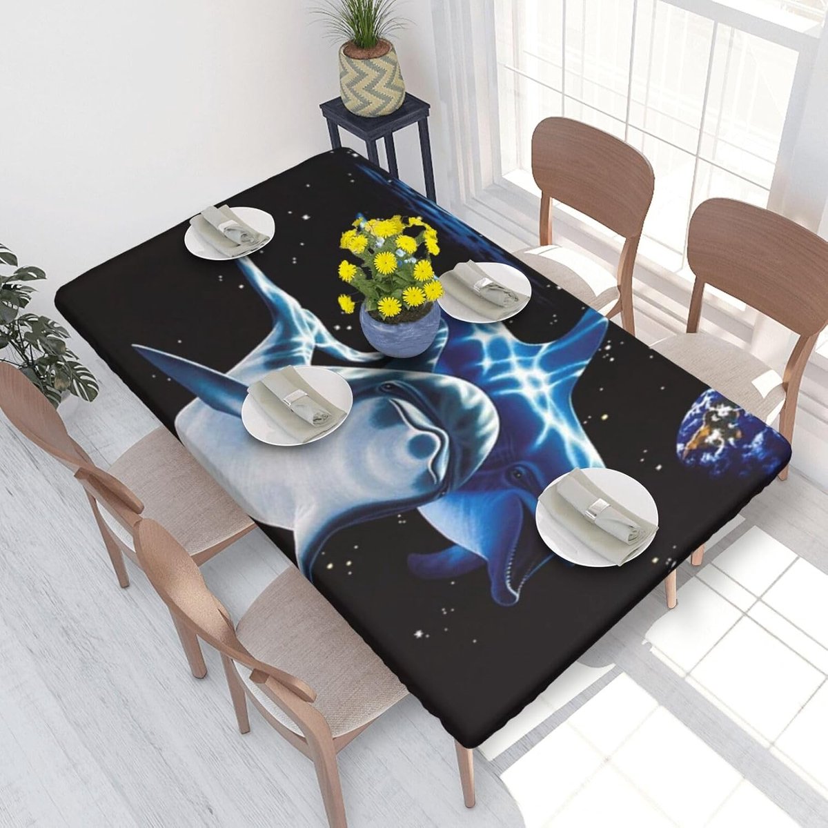 Tafelkleed - Tafelhoes - Tafel Beschermen - Elastische Randen - 122 x 76 cm - Rood