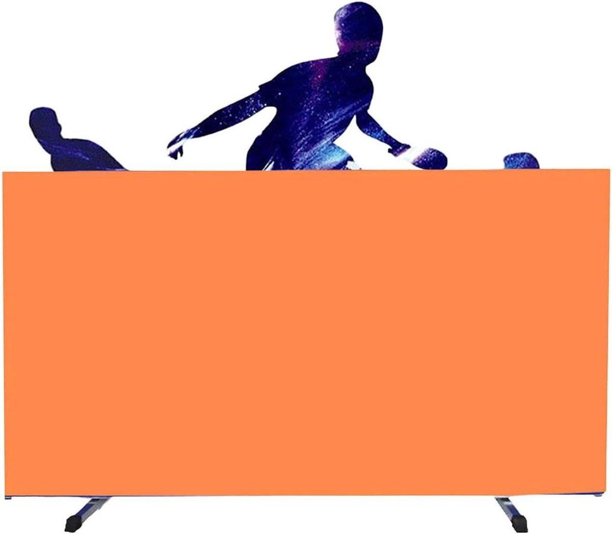 Tafeltennis rooster - Opvouwbaar hek - Sport oefenen - Snelle montage - 4 stuks - Oranje