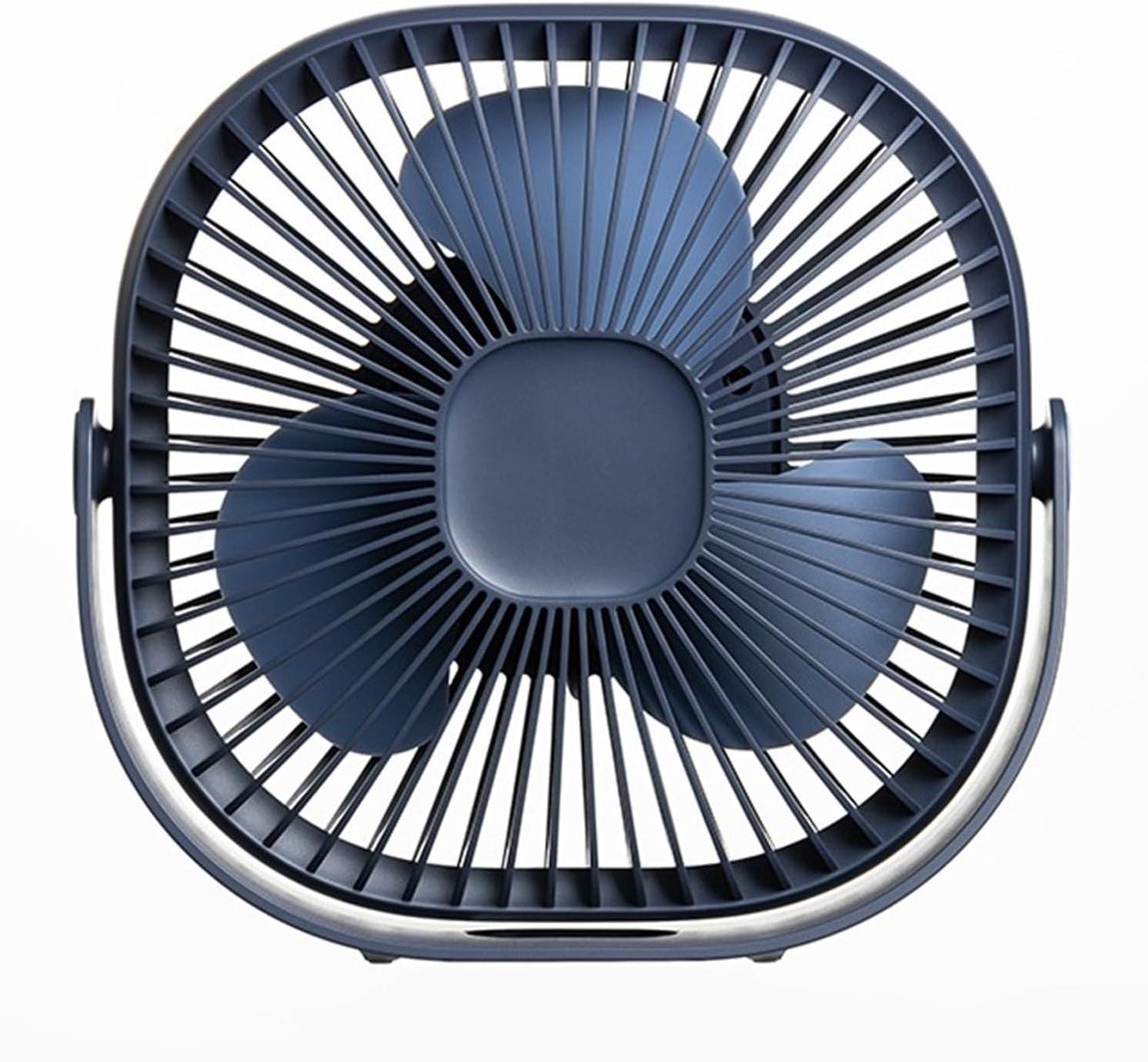 Mini Bureauventilator - USB Koeler - Persoonlijke Koeling - 3 Snelheden - 10cm Hoogte - Blauw
