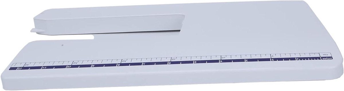 Naaiverlengingstafel - Naaimachinebord - Meer Werkruimte - Ingebouwde Liniaal - 40 x 25 cm - Wit
