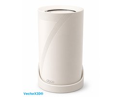 Muurbeugel geschikt voor TP-Link Deco BE85 Mesh WiFi Wandhouder | Stevige Muur Beugel | Wall Mount Houder – Inclusief Bevestigingsmateriaal – VectorX3D®