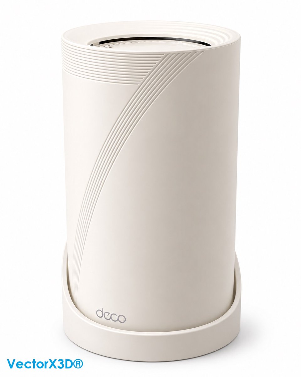 Muurbeugel geschikt voor TP-Link Deco BE85 Mesh WiFi Wandhouder | Stevige Muur Beugel | Wall Mount Houder - Inclusief Bevestigingsmateriaal - VectorX3D®
