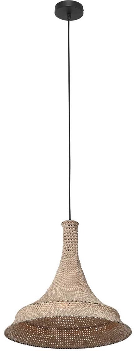 Anne Lighting - hanglamp - Marrakesch - crème - touw - Ø 50cm - E27 - 3394CR