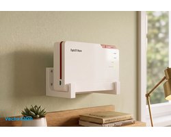 Muurbeugel geschikt voor FRITZ!Box 5690 Pro Glasvezelrouter Wandhouder | Stevige Muur Beugel | Wall Mount Houder - Inclusief Bevestigingsmateriaal - VectorX3D®