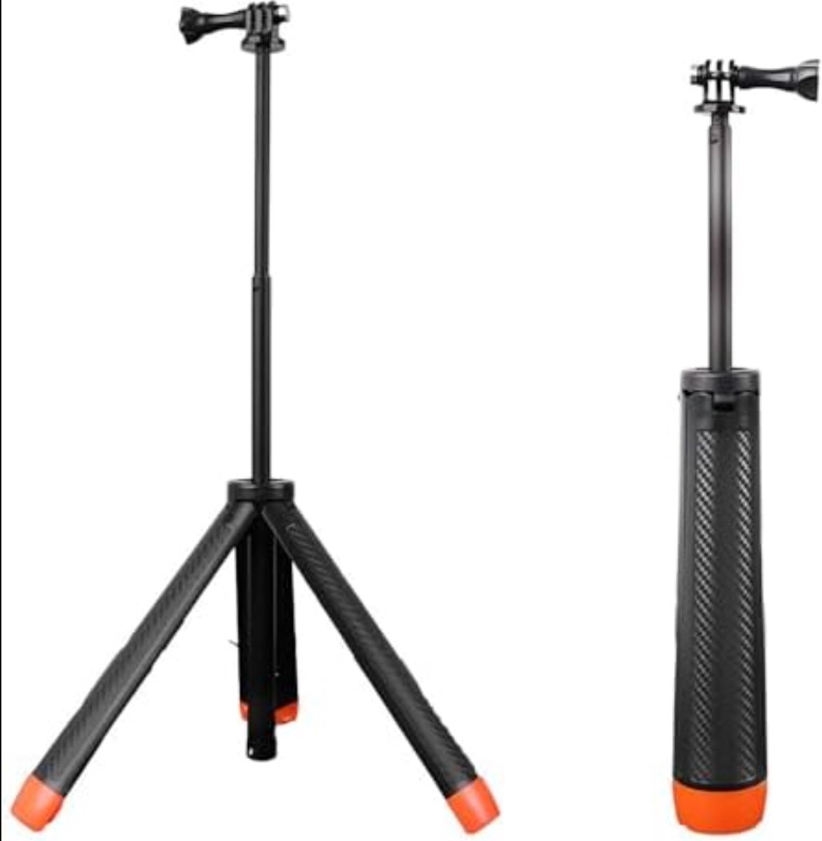 VHV - Drijvende Handgreep Actioncam - Waterdichte Telescopische Selfiestick 22-61 cm