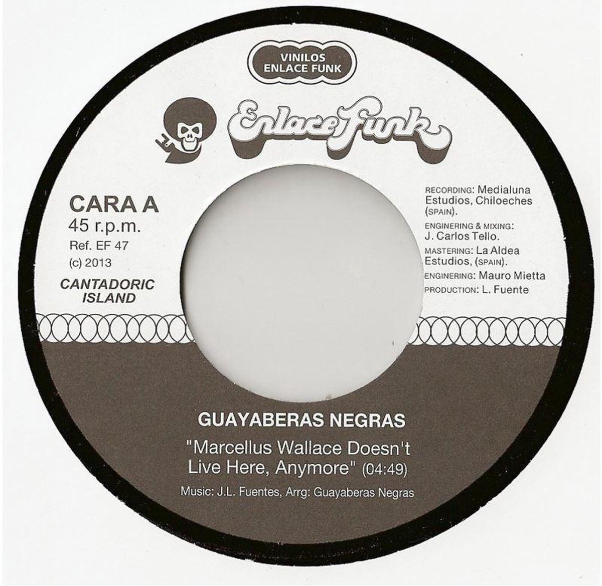 Guayaberas Negras - Cantadoric Island (7" Single)