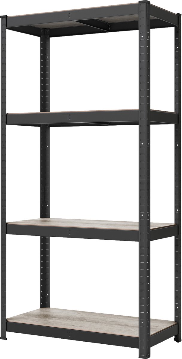 SONGMICS - Stellingkast - Opbergrek - 4 Niveaus - Max 520 kg - Verstelbare Planken