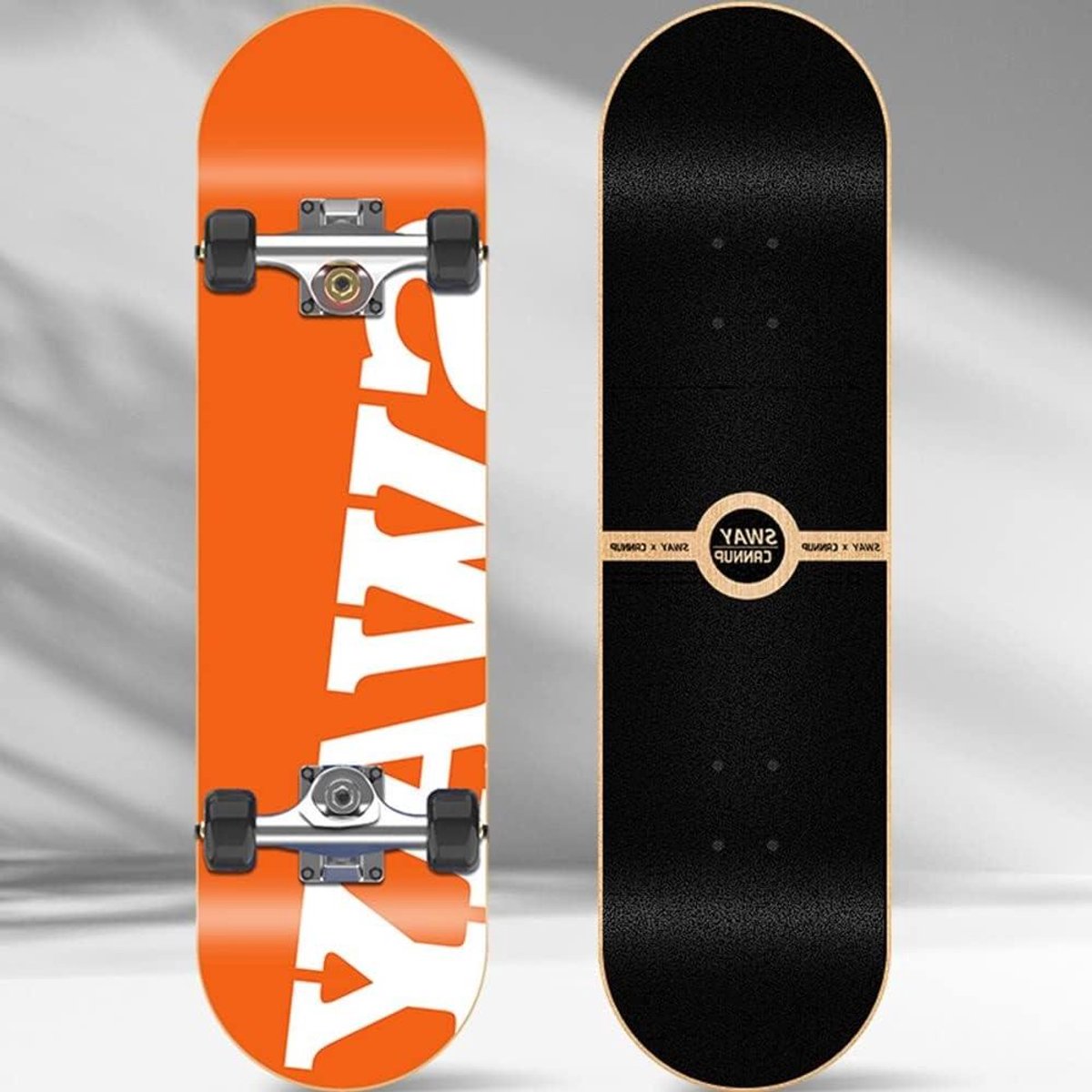 Professioneel Skateboard Deck Compleet Skateboard Street Tricks Leren 7 Laags Esdoorn Hout 79×20.5 cm Patroon #2