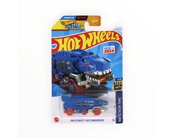 HOT WHEELS ULTIMATE T-REX TRANSPORTER BLUE CHROME 55/250 HW SCREEN TIME 4/10 LONG CARD 1:64 2024