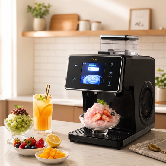 Jurrys IJsmachine - IJsmaker - Snowflakemachine - IJsbereider - IJsapparaat - 8 Standen - Hoge capaciteit - Automatisch - Zwart van Jurrys — afbeelding 4
